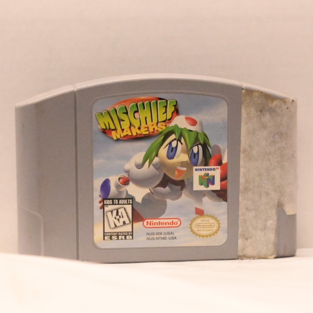 Mischief Makers Nintendo 64 N64 Authentic Original Cartridge